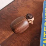 Cartoon Sheep Home Decor – Black Walnut Wood - 图片 5